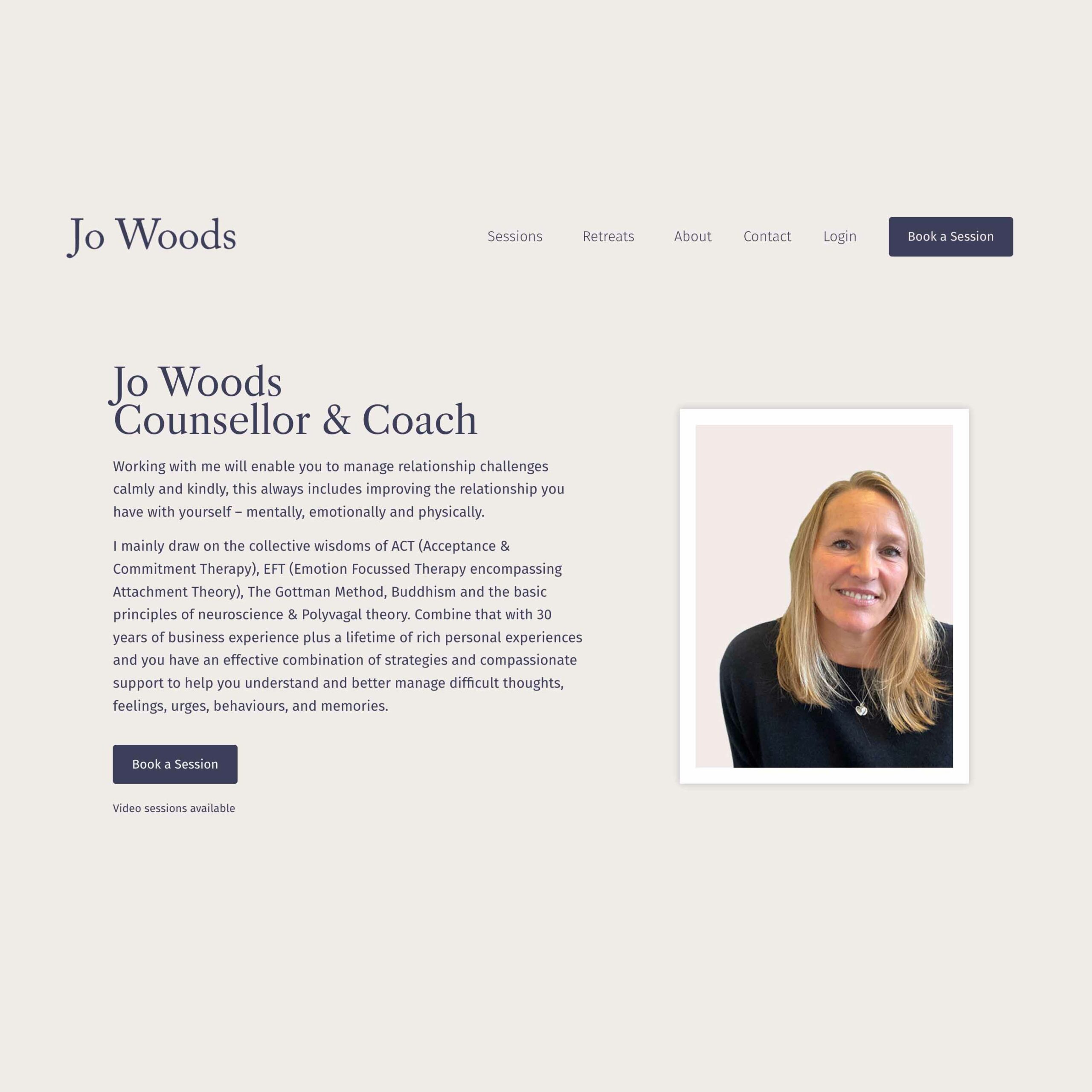 Jo Woods website